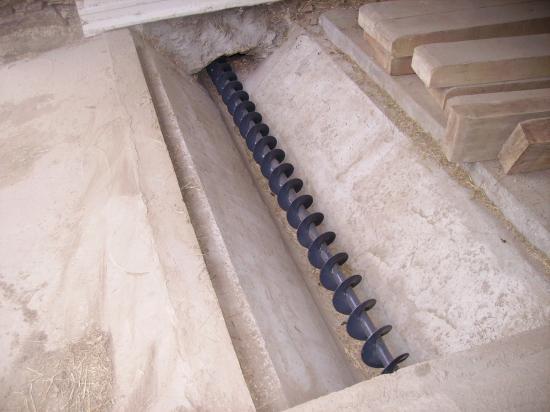 Vis de remplissage silo bois déchiquetés  HERZ 